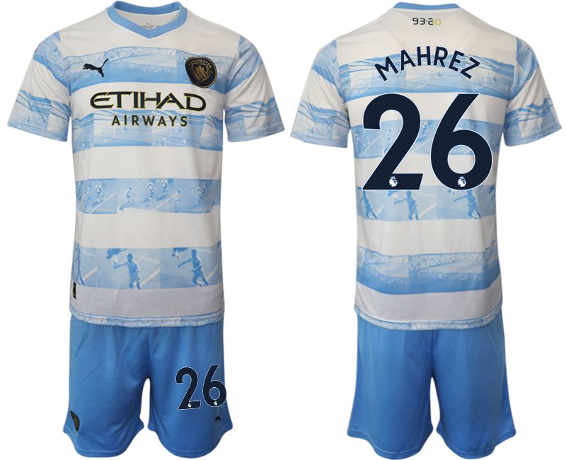 Men 2022-2023 Club Manchester City blue #26 Soccer Jersey